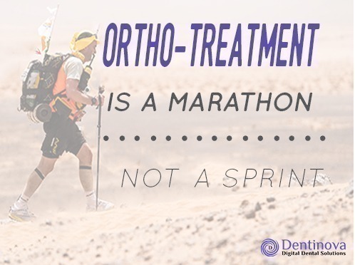 orthodontic treatment is a marathon not a sprint