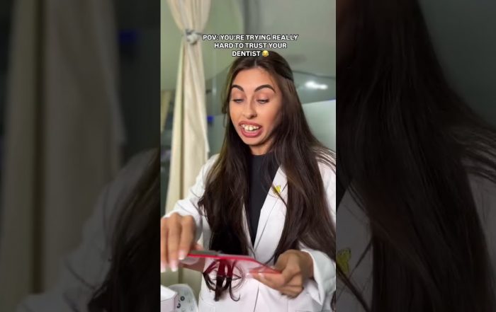 Dentist's Look & Oral Hygiene Trust Through Authenticity