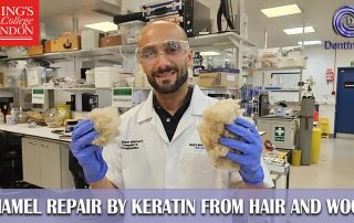 Enamel Repair Using Keratin from Hair and Wool