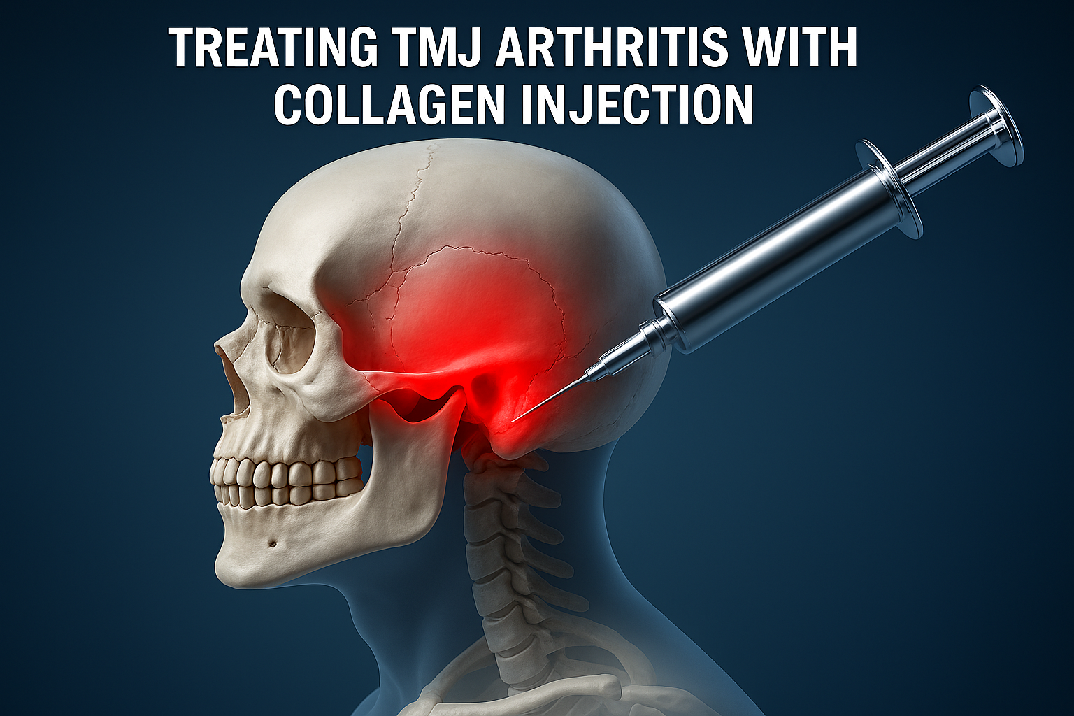 Treating TMJ Arthritis with Collagen Injection