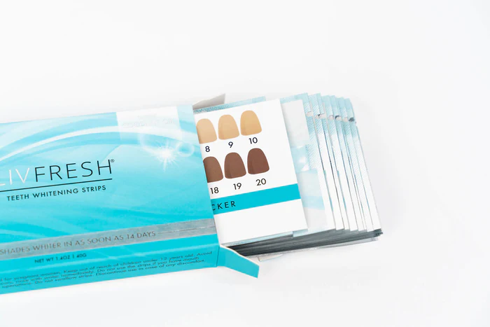 LIVFRESH TEETH WHITENING STRIPS BUY 2 GET 2 FREE