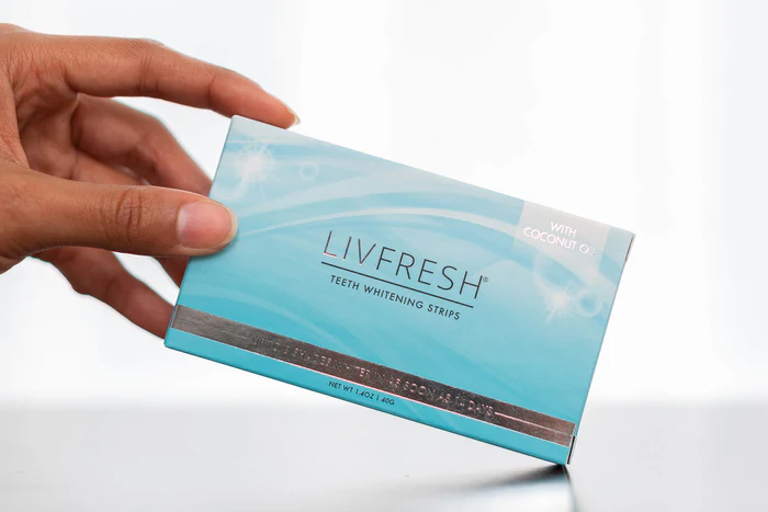 LIVFRESH TEETH WHITENING STRIPS BUY 2 GET 2 FREE