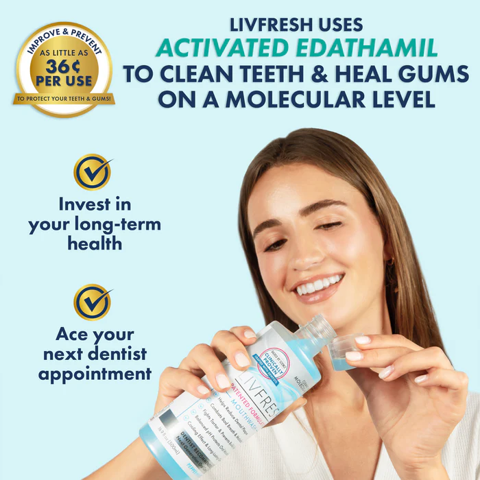 LIVFRESH Mouthwash Buy 2 Get 1 Free