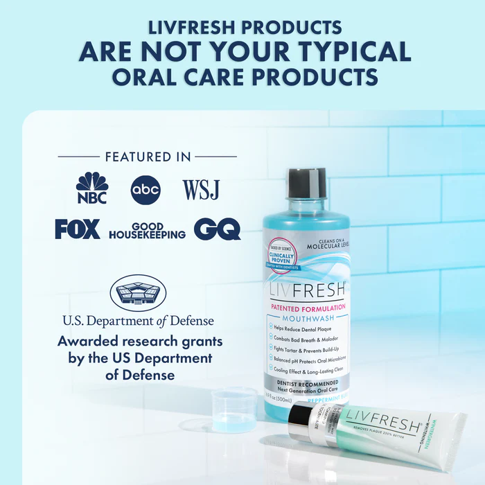 LIVFRESH Mouthwash Buy 2 Get 1 Free