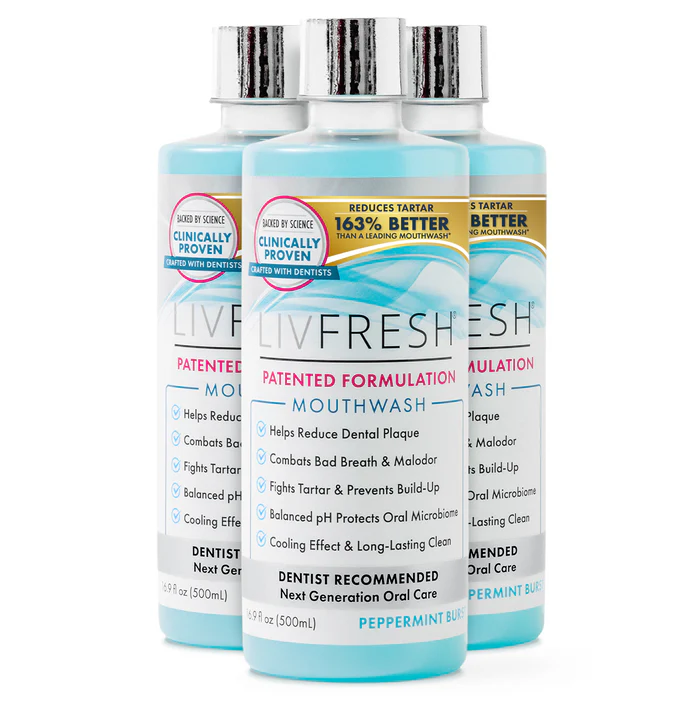 LIVFRESH Mouthwash Buy 2 Get 1 Free