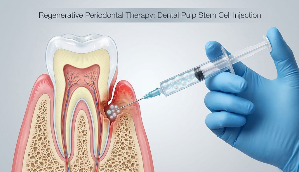 Treating Periodontal Disease with Dental Stem Cell Injection