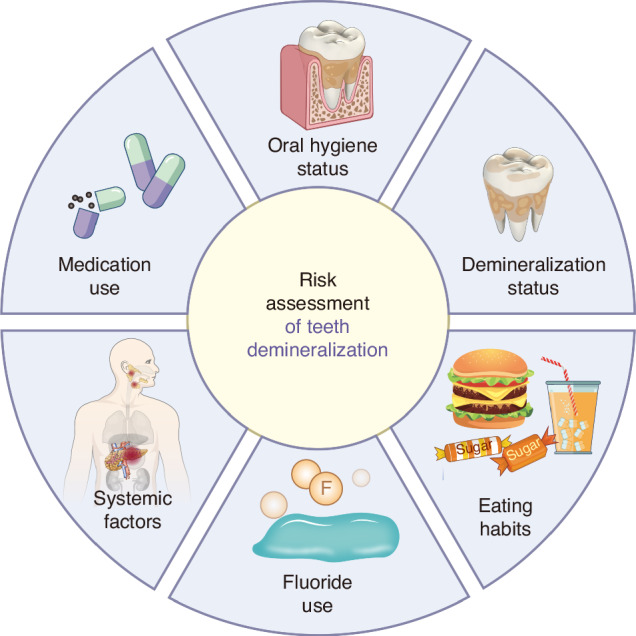 diagram of demineralization risk assessment