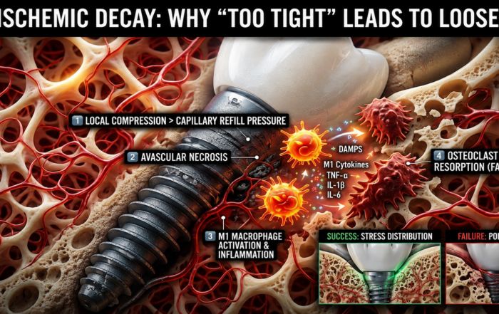 When “Perfectly Tight” Dental Implants Fail The Hidden Role of Ischemic Bone Resorption and Osteoimmune Dysfunction
